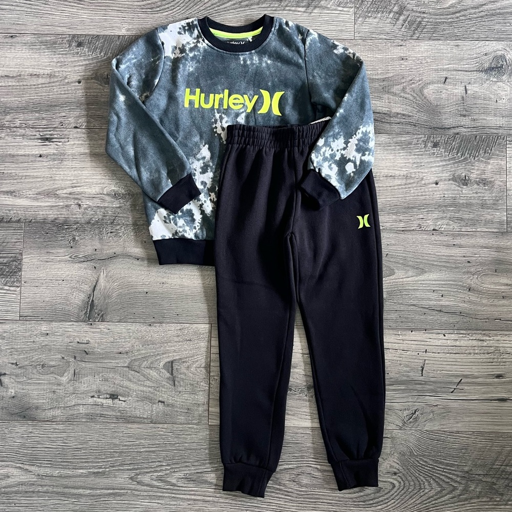 Boys Hurley Sweatshirt & Joggers Set